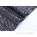 double-sided plaid fleece woolen fabric for overcoat